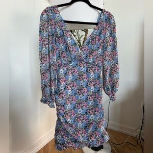 Long sleeve floral dress